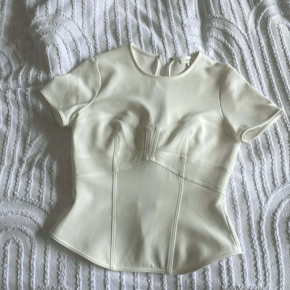 A.L.C. Bustier / Corset detail T shirt.